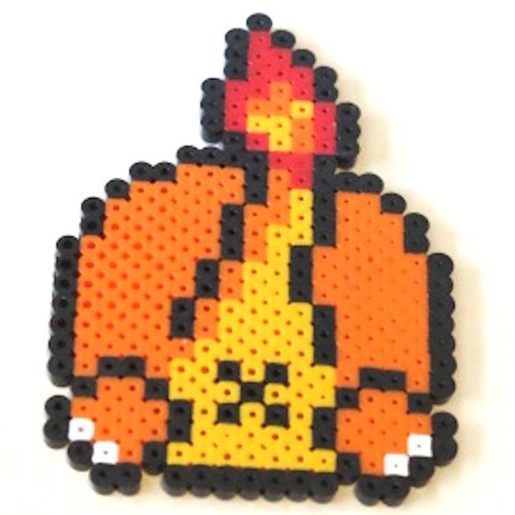 Perler Beads Set of 4 Pokemon Butt Coasters - Picture 2 of 5